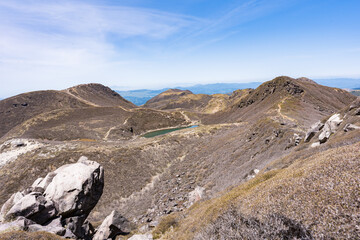 九重連山　登山