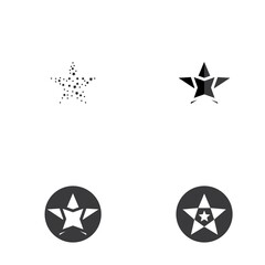 Star icon Template vector illustration design