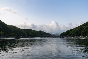 Obraz premium 崎津教会 天草 夜明け