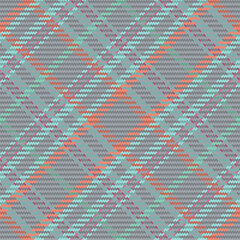 Seamless pattern of scottish tartan plaid. Repeatable background with check fabric texture. Vector backdrop striped textile print.