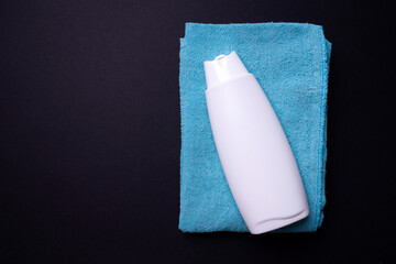 shampoo or hair conditioner bottle isolated
