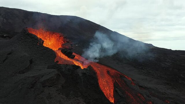Piton de La Fournaise 2021- sortie de laves