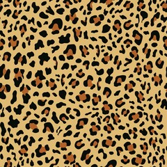 
Vector leopard print, geometric seamless pattern, cat pattern.