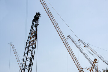 crane on the construction site