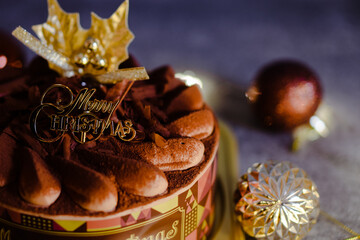クリスマスケーキ　チョコ