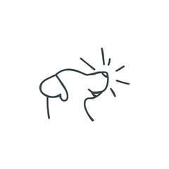 Doodle Dog with candle and love for petcare