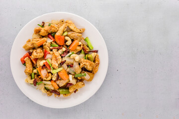 Stir fried Chicken with cashew nuts