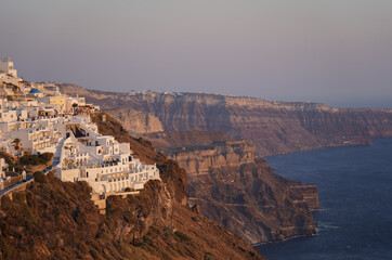 Sonnenaufgang über Santorin