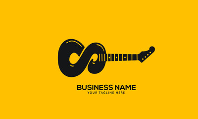 Alphabet ZS or SZ guitar abstract monogram vector logo template