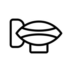 Zeppelin Line Vector Icon Design © JV Design49
