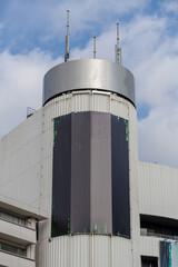 原宿の交差点から見える建物