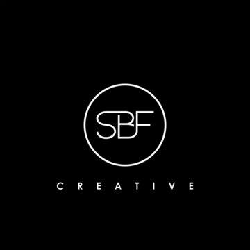 SBF Letter Initial Logo Design Template Vector Illustration