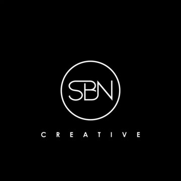 SBN Letter Initial Logo Design Template Vector Illustration