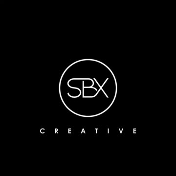 SBX Letter Initial Logo Design Template Vector Illustration