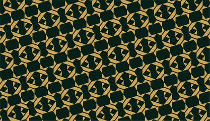 golden star pattern background vector image 