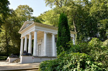 Temple of Diana in the Royal Łazienki Park in Warsaw