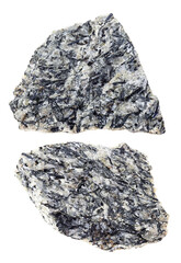 set of lujaurite (lujavrite) stones cutout