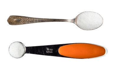 set of crystalline monosodium glutamate flavoring