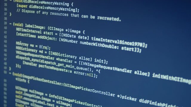 Objective-C Machine Learning Code Typing