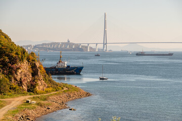 bridge over the river