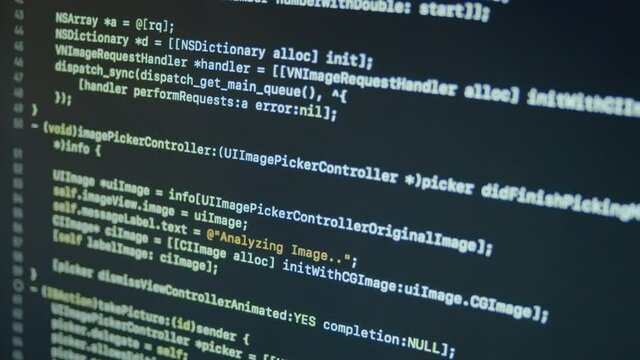 Objective-C Scroll and Typing Machine Learning Code 