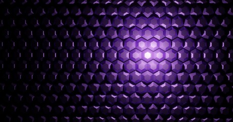 Fototapeta premium Abstract dark blue crystals geometric pattern background 3d rendering