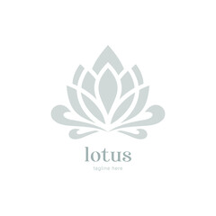 Wellness luxury Lotus logo