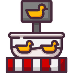 duck line icon