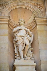 Architectural fragments of famous Versailles palace, Paris (France)