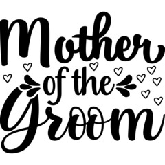 Mother of the groom Svg