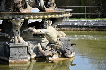 Beautiful Versailles Fontaine -Pyramid, Paris (France)