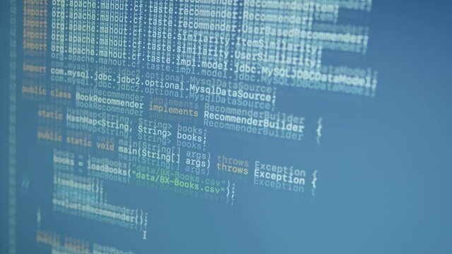Java Machine Learning Scroll and Typing Code