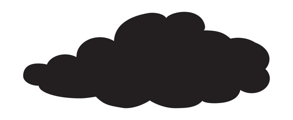 Cloud isolated on background. Cloud for web site, poster, placard and wallpaper. Creative modern concept. Cloud vector illustration
