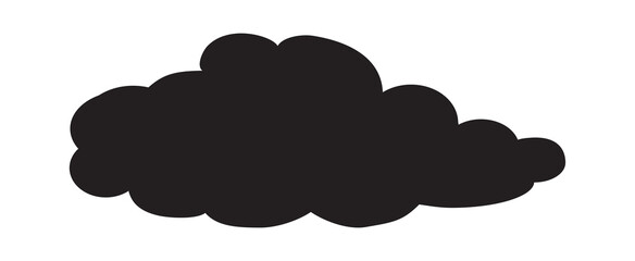 Cloud isolated on background. Cloud for web site, poster, placard and wallpaper. Creative modern concept. Cloud vector illustration