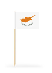 Small Flag of Cyprus on a Toothpick