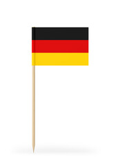 Small Flag of Germany on a Toothpick