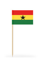 Small Flag of Ghana on a Toothpick