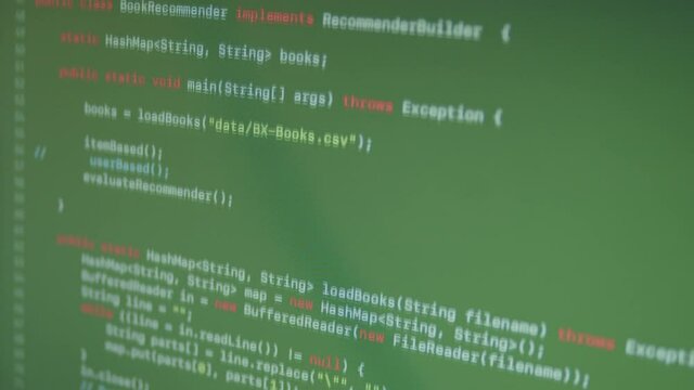 Java Machine Learning Scroll and Typing Code