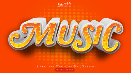 music text effect
