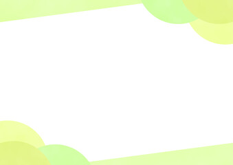 背景　三丸　フレーム　グリーン