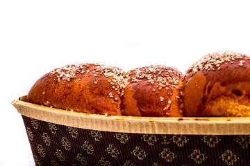 Cozonac, Kozunak or babka is a type of  sweet leavened bread, traditional to Romania and Bulgaria