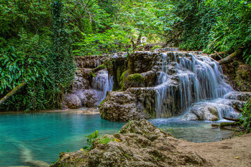 Krushuna Falls are a series of waterfalls in northern Bulgaria, near Lovech. 