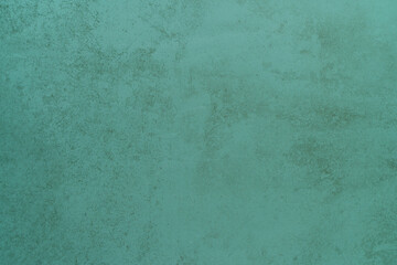 Horizontal design of green turquoise cement and concrete texture for pattern and background