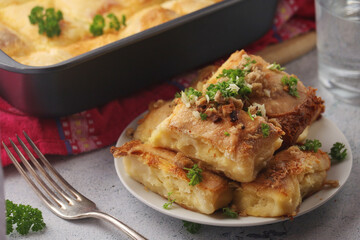 Zagorskie strukli, a national Croatian dish	