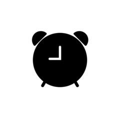 Alarm icon vector. Clock icon for computer, web and mobile app. 