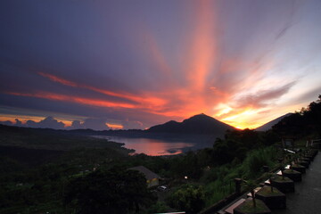 Sunrise in the mountains