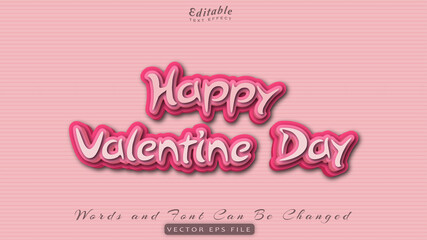 HAPPY VALENTINE DAY TEXT EFFECT