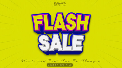 FLASH SALE TEXT EFFECT