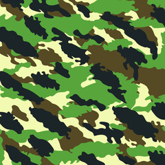 soldier camouflage stripe woodland jungle leaves pattern military background suitable for print cloth and packaging