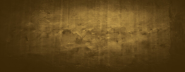 Obraz premium dark yellow gold abstract concrete wall texture background